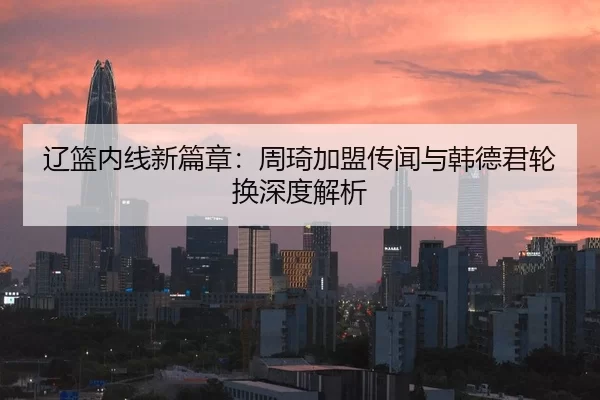 辽篮内线新篇章：周琦加盟传闻与韩德君轮换深度解析